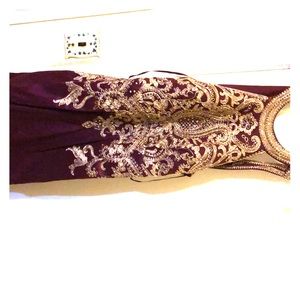 Maroon Prom Dress